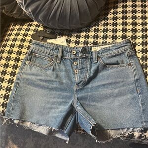 Rag & Bone Cut Off Jean Shorts NWT